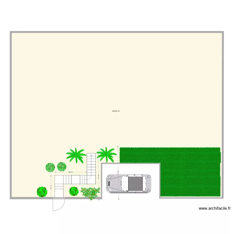 Escadas Grasse. Planta de 