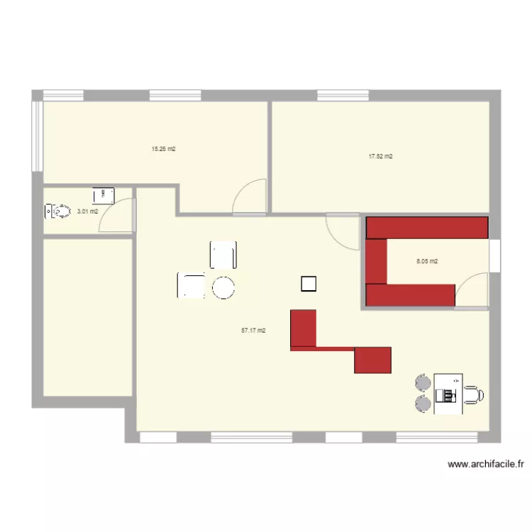 loja moita. Planta de 