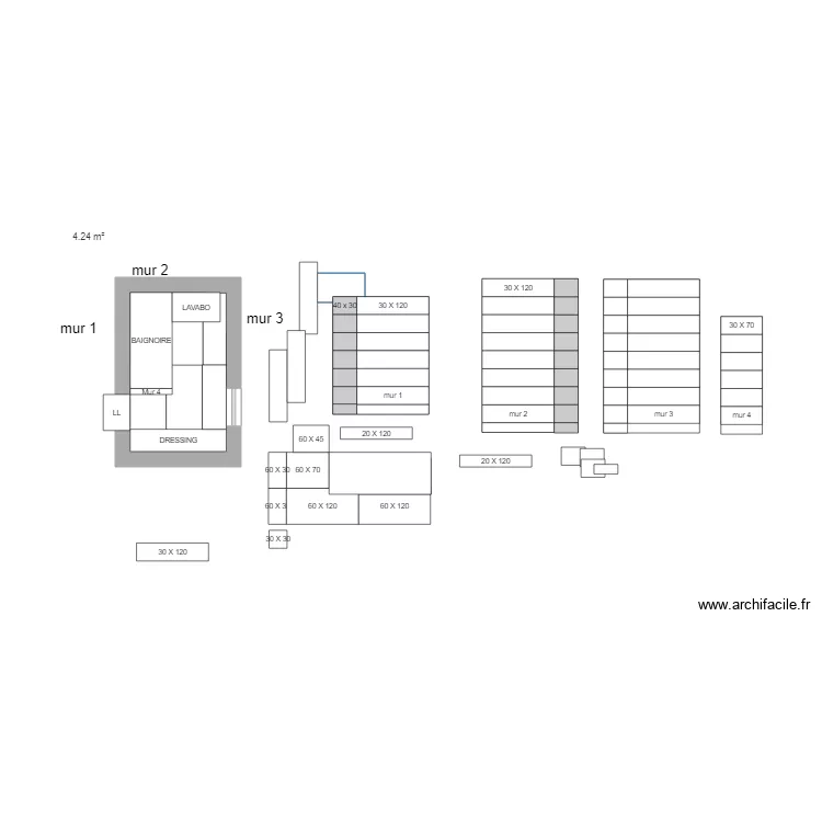 CARRELAGE 2. Planta de CARRELAGE 2. Planta de