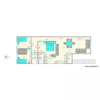 Taboao sem moveis com detalhe no quarto Natan