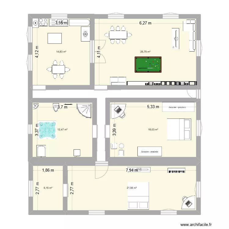 Planta de casa nnova. Planta de 