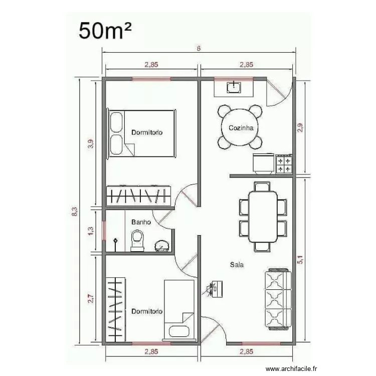 Planta de casa. Planta de Planta de casa. Planta de