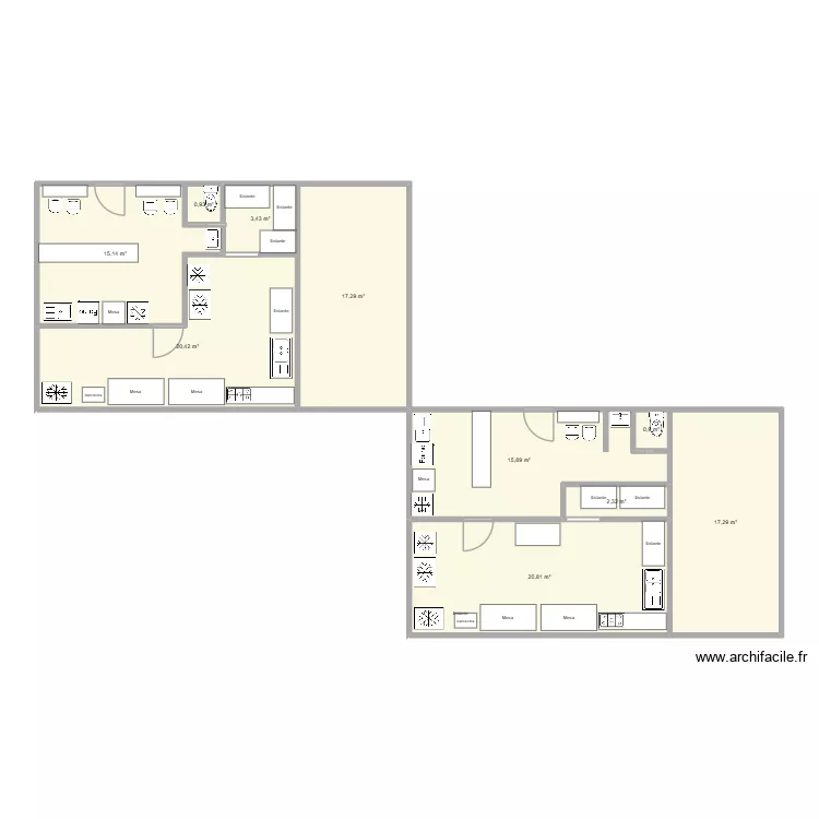 Loja DaLori. Planta de 10  e 114 m²