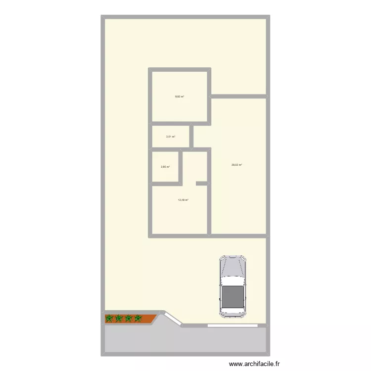 casa. Planta de 8  e 179 m²