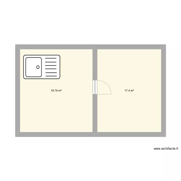 Maison test. Planta de 