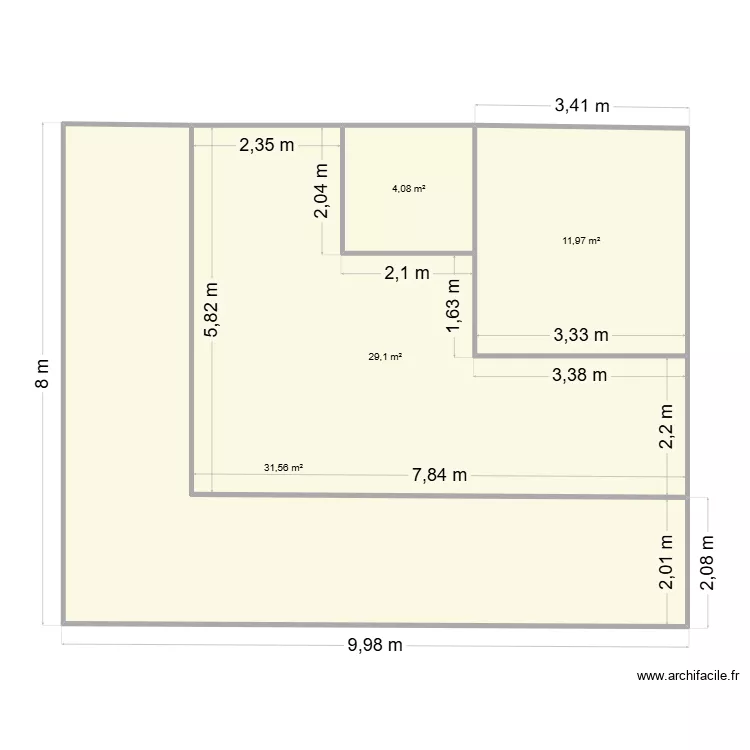 Silvio. Planta de 5 e 77 m² Silvio. Planta de 5 e 77 m²