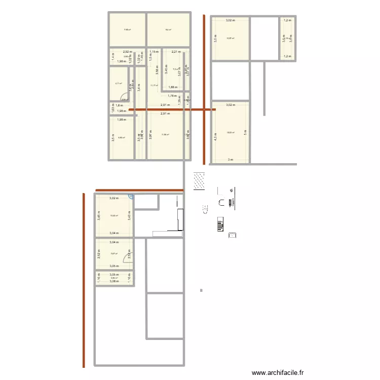 egi. Planta de 18 e 123 m² egi. Planta de 18 e 123 m²