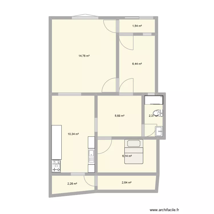 Casa SVMindelo. Planta de 9 e 52 m² Casa SVMindelo. Planta de 9 e 52 m²