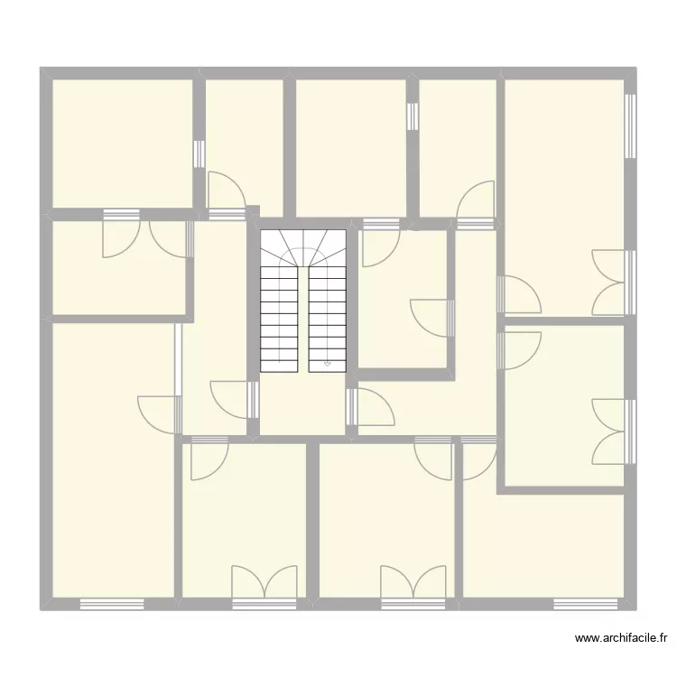 Apartamento VRSA BASE MOBILIARIO. Planta de 7 Divisões e 124 m²