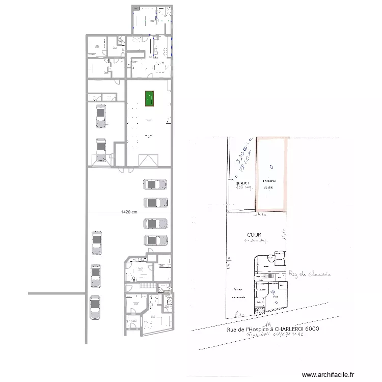 Plano 1-A 01 +1-A 010 signer. Planta de 