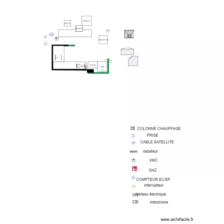 BOURET PROJET cuisine 3. Planta de 