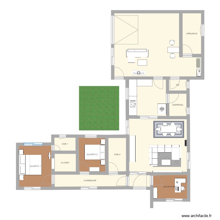 casa. Planta de 0 cômodo e 0 m2 casa. Planta de 0 cômodo e 0 m2