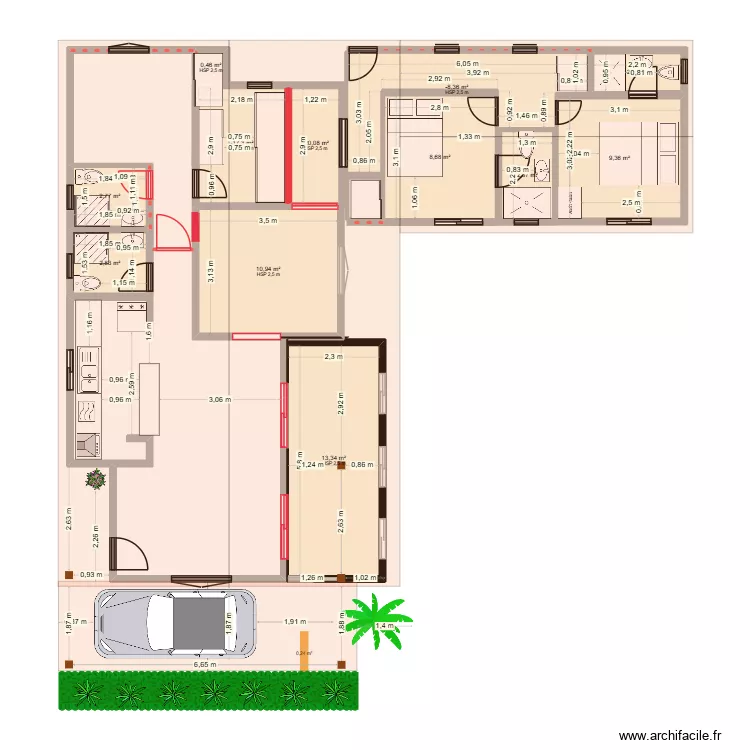 S&Atilde;O GABRIEL.3D. Planta de 12  e 72 m²