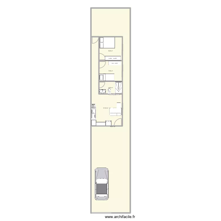 Projeto Caraguatatuba. Planta de 5  e 119 m²