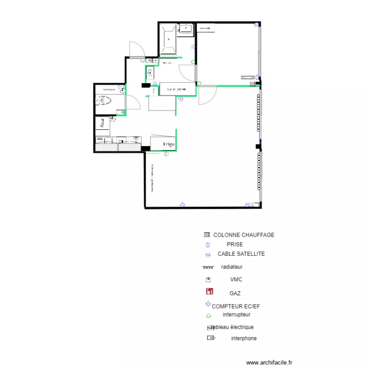 BOURET PROJET. Planta de 