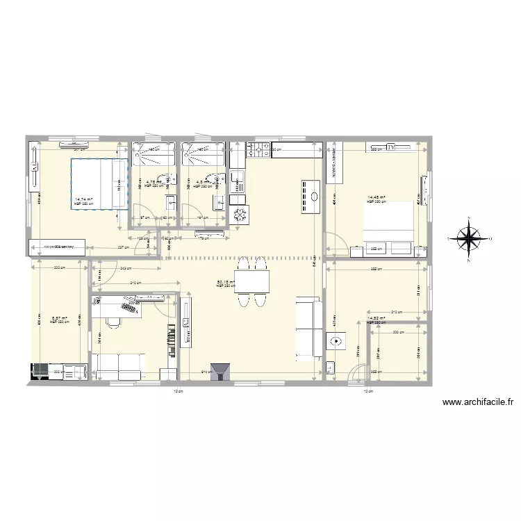 Projeto2andares. Planta de 