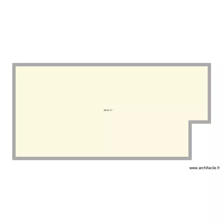 MAR43COTAS_BASE. Planta de 1 Sala e 89 m² MAR43COTAS_BASE. Planta de 1 Sala e 89 m²