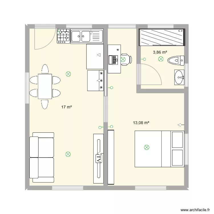 Planta Baixa Residencial 2026. Planta de 3 e 34 m² Planta Baixa Residencial 2026. Planta de 3 e 34 m²