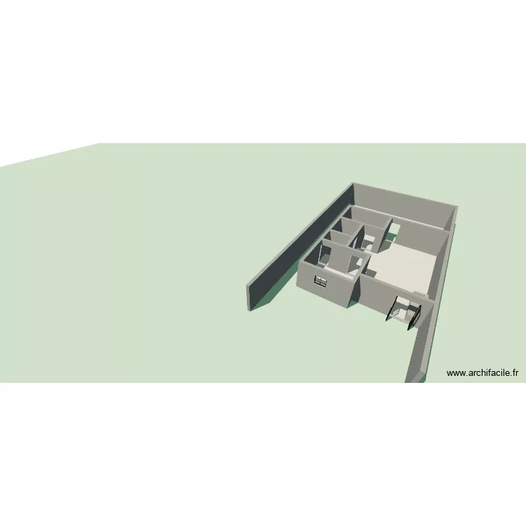 casa 2. Planta de 4 Divisões e 76 m² casa 2. Planta de 4 Divisões e 76 m²