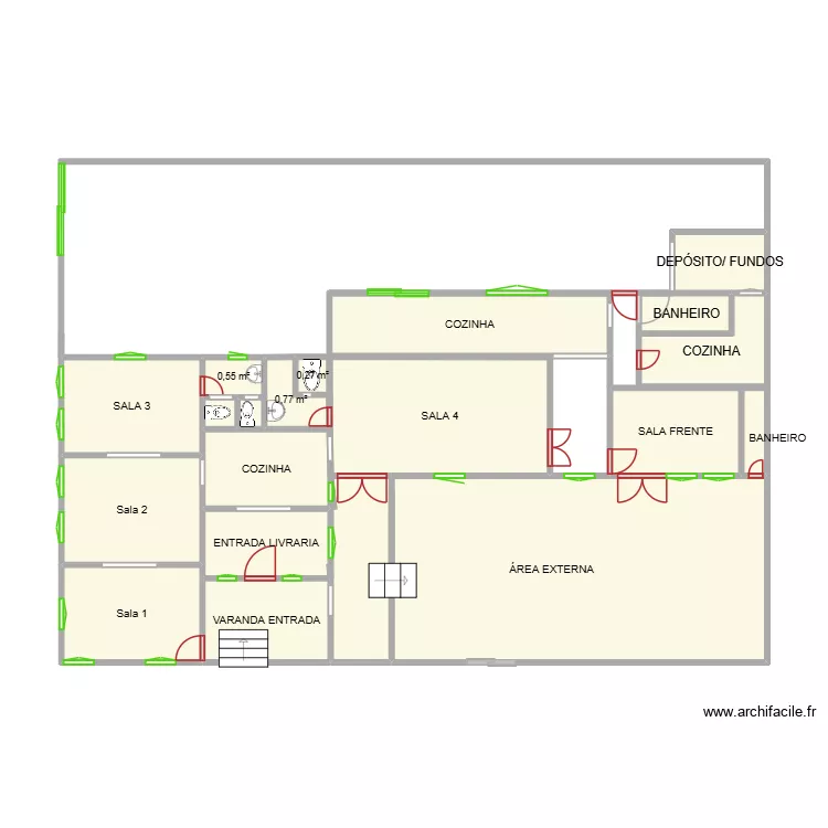 ALTE HAUS. Planta de 19 Divisões e 60 m² ALTE HAUS. Planta de 19 Divisões e 60 m²