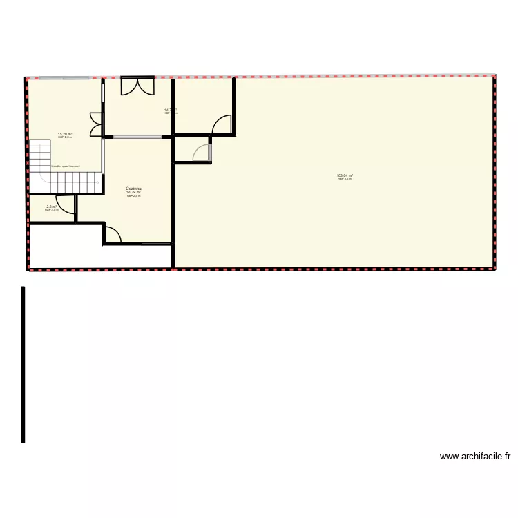 RONY. Planta de 5  e 150 m²