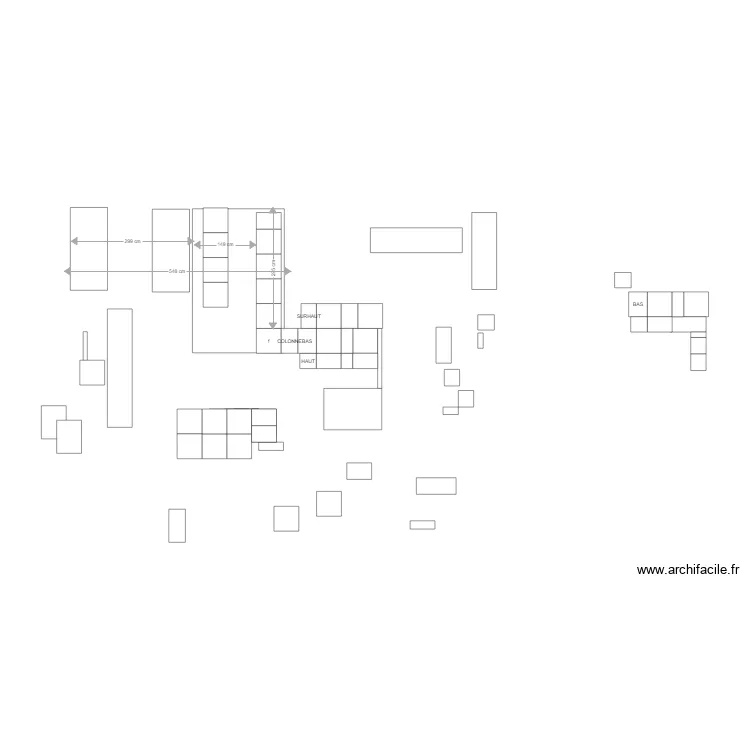 CUISINE SALON. Planta de 