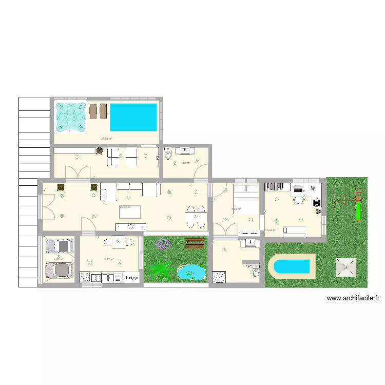 casa freaky mix. Planta de 