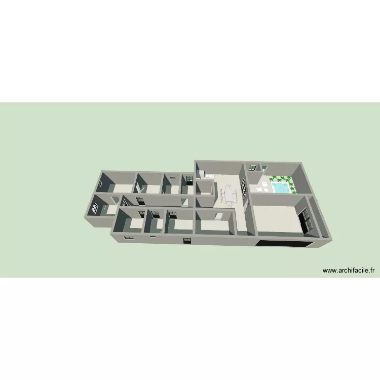 casa1. Planta de 16 e 179 m² casa1. Planta de 16 e 179 m²