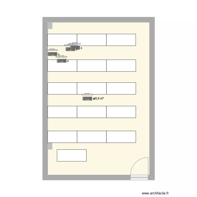 mesas. Planta de 1 e 41 m² mesas. Planta de 1 e 41 m²