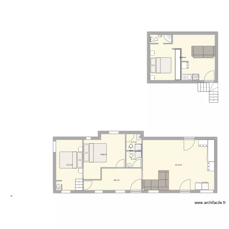 casa 180010. Planta de 7 Divisões e 92 m² casa 180010. Planta de 7 Divisões e 92 m²