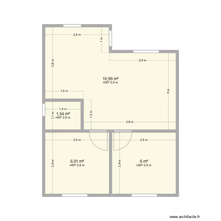 Bal. Planta de 4 Divisões e 30 m²