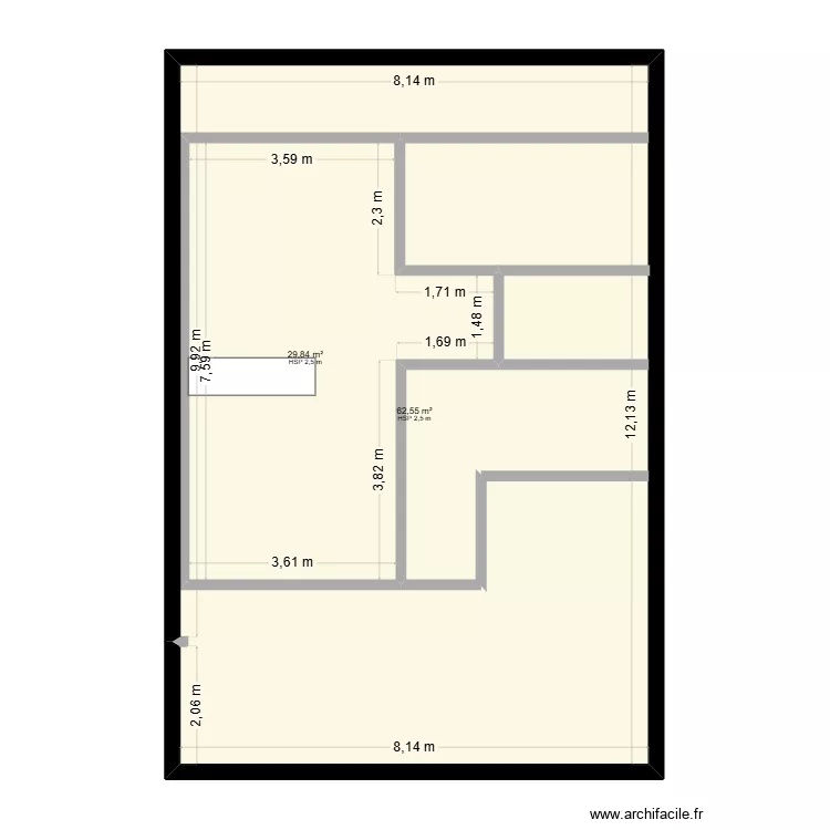opção 2. Planta de 2 e 128 m² opção 2. Planta de 2 e 128 m²