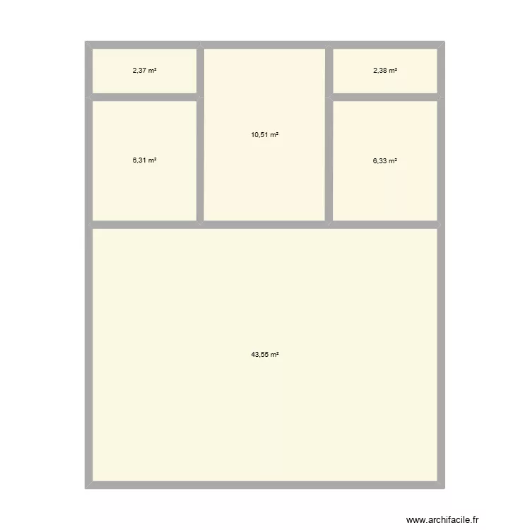 sandro2. Planta de 6  e 71 m²