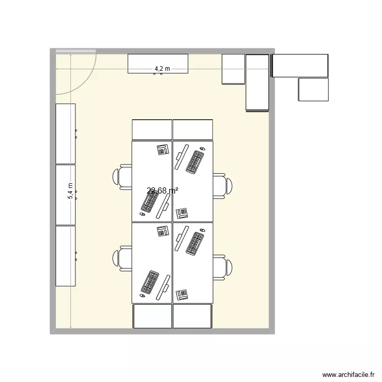Sala RH. Planta de 1 Sala e 23 m² Sala RH. Planta de 1 Sala e 23 m²