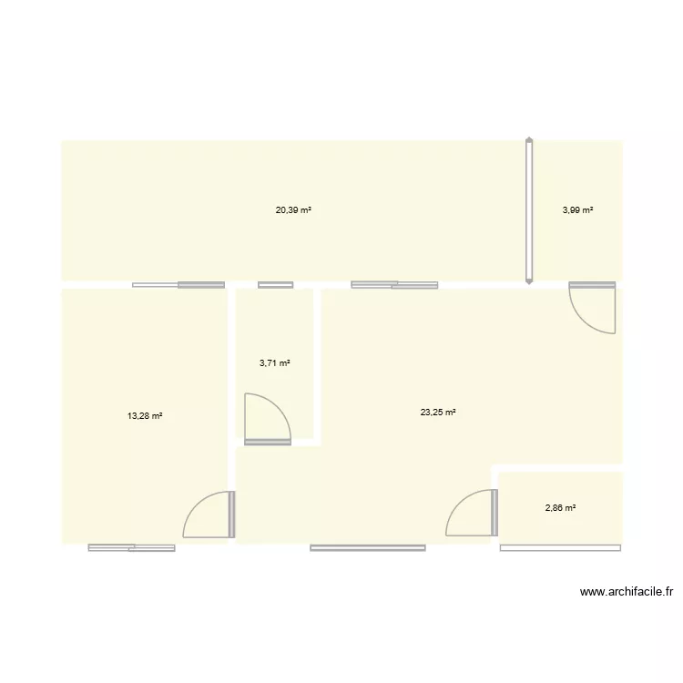 myhouse1. Planta de 6  e 67 m²