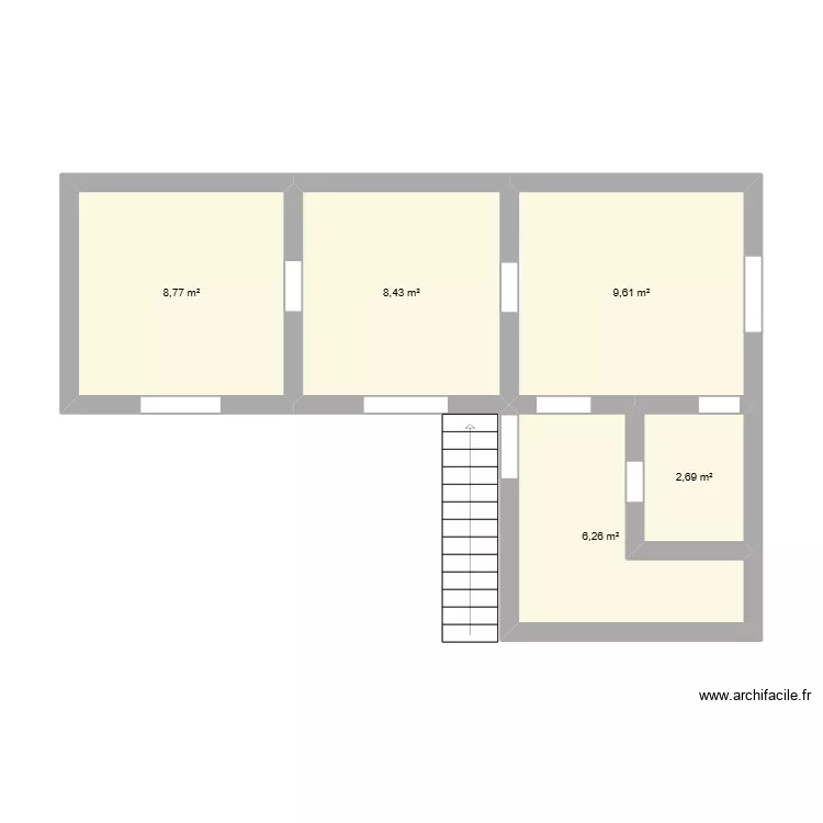 CASA TRANSFORMAÇÃO. Planta de 5 Divisões e 36 m² CASA TRANSFORMAÇÃO. Planta de 5 Divisões e 36 m²