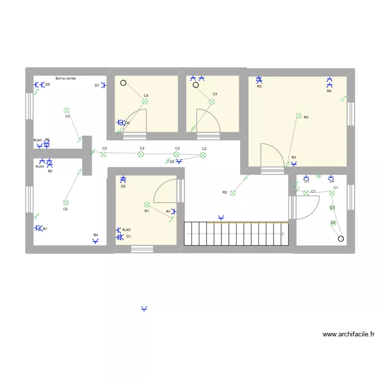KRAINEME 2. Planta de 4  e 24 m²
