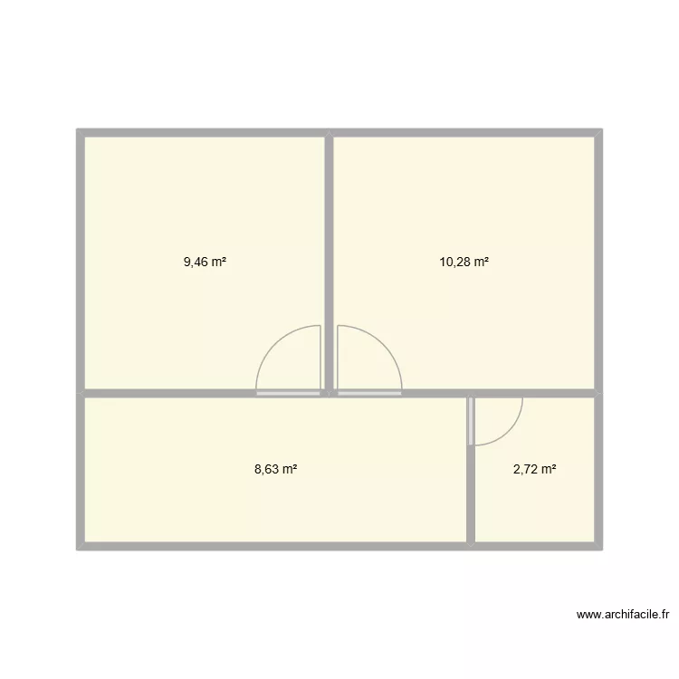 Rancho. Planta de 4 e 31 m² Rancho. Planta de 4 e 31 m²