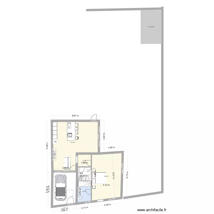 Susana 4. Planta de 4 e 72 m² Susana 4. Planta de 4 e 72 m²