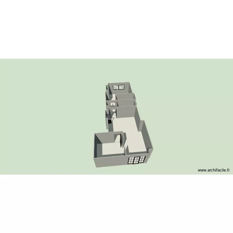 Loja Pontinha 1 piso. Planta de 6 Divisões e 66 m² Loja Pontinha 1 piso. Planta de 6 Divisões e 66 m²