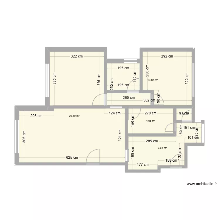 Apto 706. Planta de 5 e 57 m² Apto 706. Planta de 5 e 57 m²