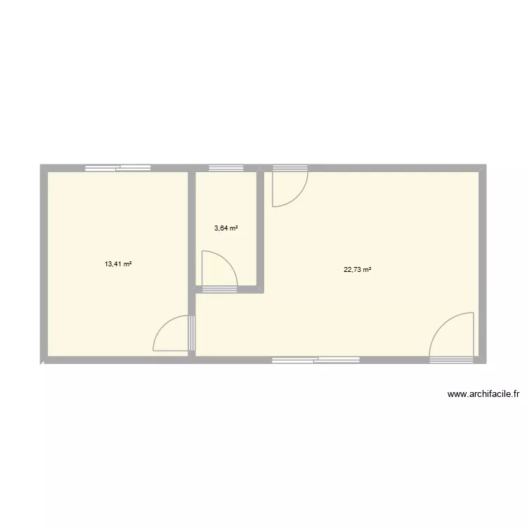 myhouse. Planta de 3  e 40 m²