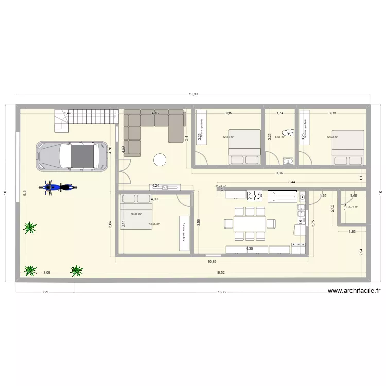 prjt1.5. Planta de 7  e 179 m²