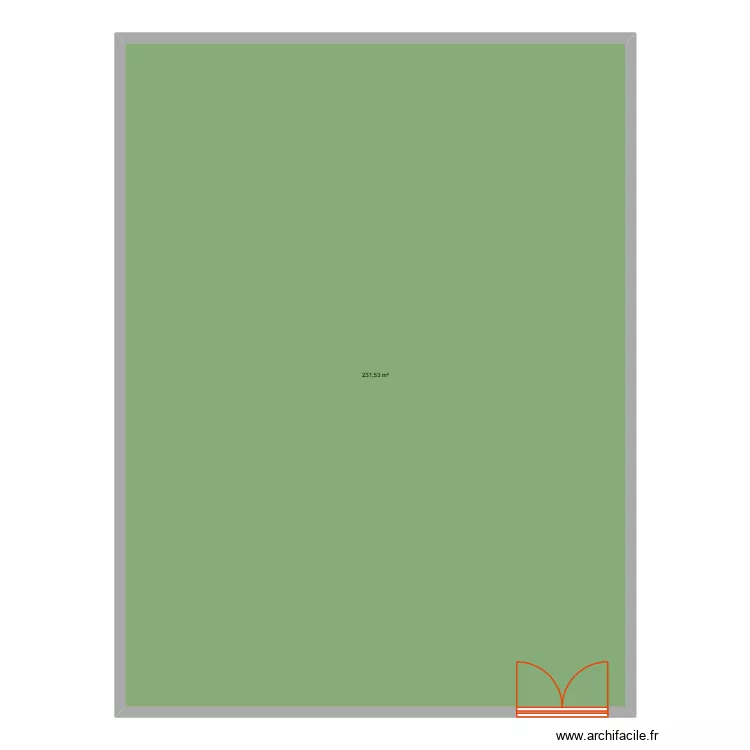 Quinta Paulo Nzinga P. Planta de 1  e 232 m²
