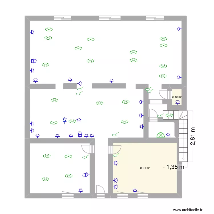 MIMO. Planta de 2  e 10 m²