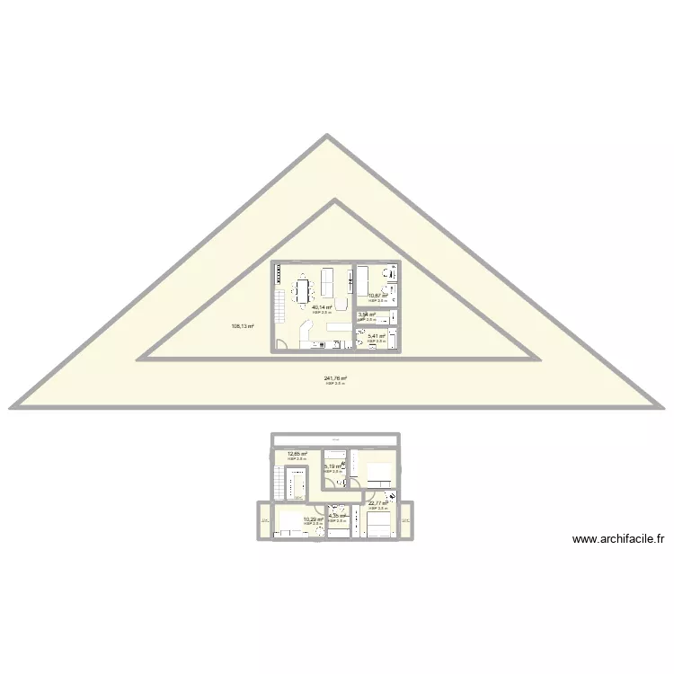 Casa Gaula. Planta de Casa Gaula. Planta de