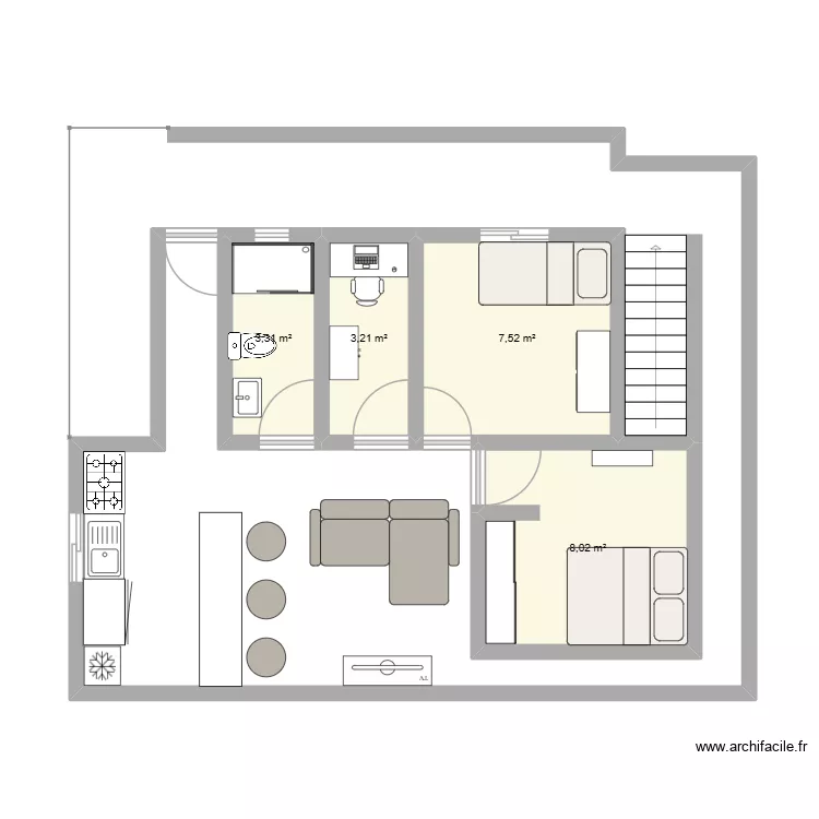 minha casa incompleta. Planta de 4 e 22 m² minha casa incompleta. Planta de 4 e 22 m²