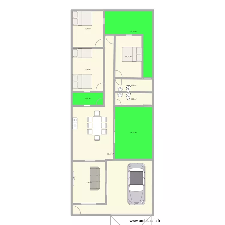 casa c. Planta de 10 Divisões e 144 m² casa c. Planta de 10 Divisões e 144 m²