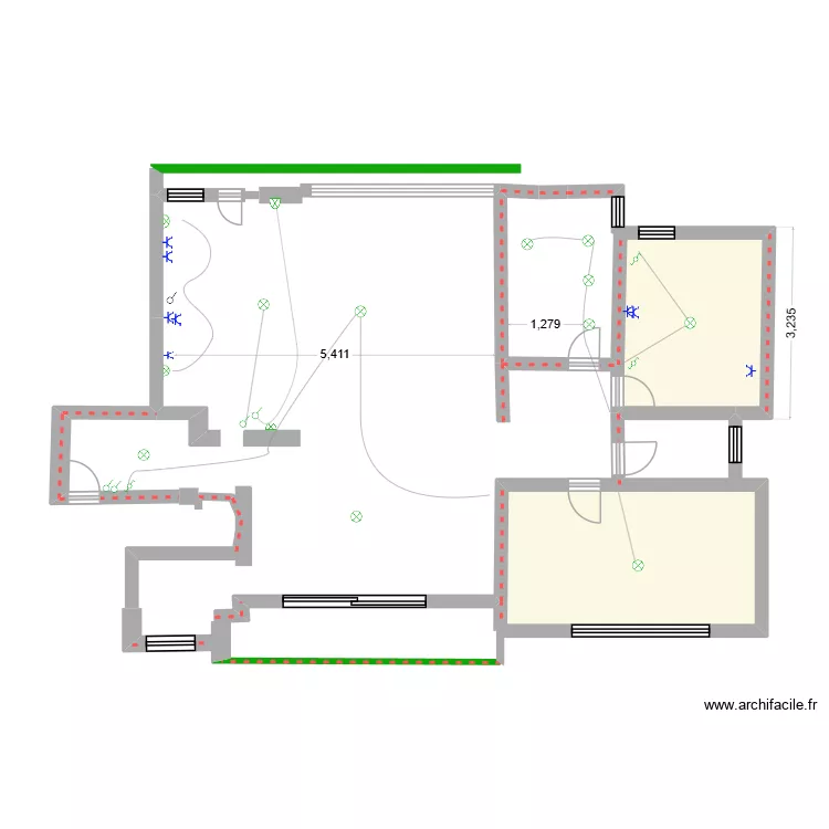 APARTAMENTO DE LUISA. Planta de 2 e 16 m² APARTAMENTO DE LUISA. Planta de 2 e 16 m²